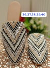 Wedding Wear Embroidered Flat Mules Summer Jutti Catalog

